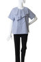 コットンポリブロードラッフルブラウス アナイ/ANAYI