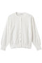 レースラインコットンナイロンカーディガン アナイ/ANAYI ホワイト