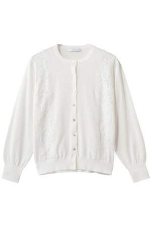 アナイ/ANAYIのレースラインコットンナイロンカーディガン(110300/110303)