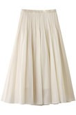 スパンオーガンジープリーツスカート