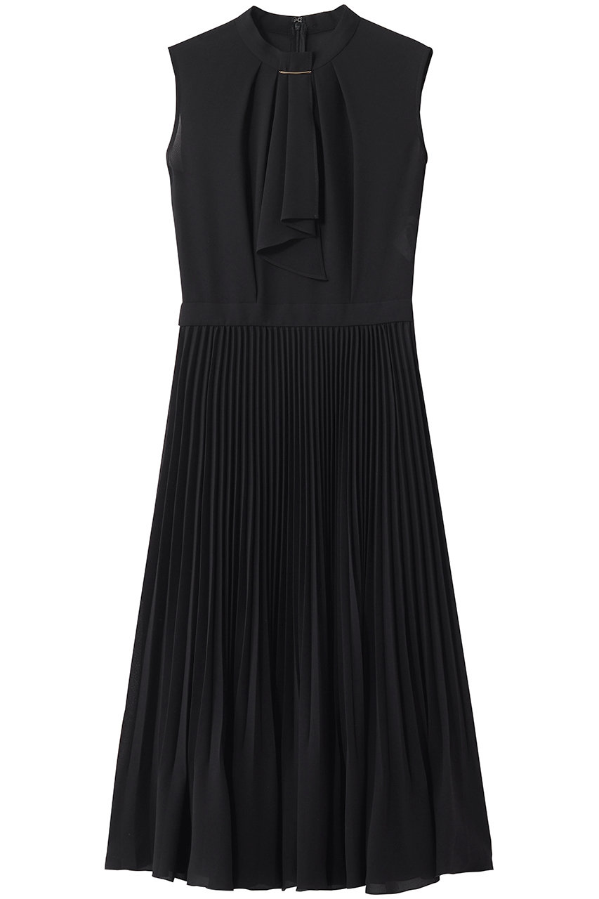 アナイ/ANAYIのシアードビープリーツノースリワンピース(ブラック/10261714630-95-380)