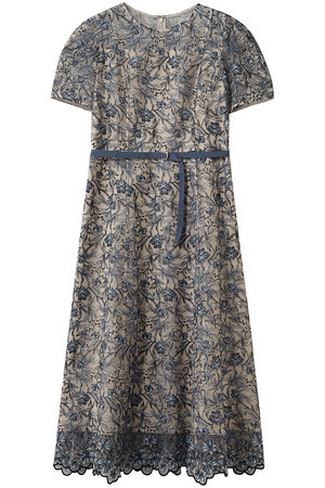 アナイ/ANAYIのリトルフラワーリーフタックスリーブワンピース(110500/110503)