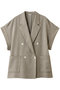 カラミリネンライクフレンチスリーブジャケット アナイ/ANAYI ベージュ
