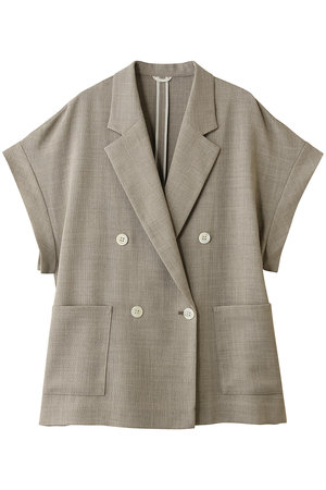 アナイ/ANAYIのカラミリネンライクフレンチスリーブジャケット(110800/110801)