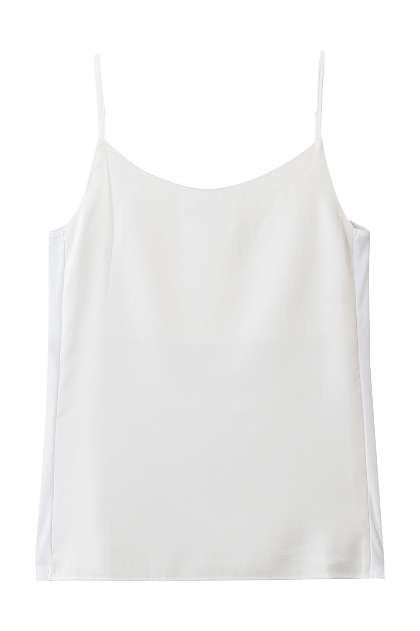 アナイ/ANAYIのベア天サテンコンビキャミソール(ホワイト/10261815070-01-380)
