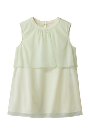 アナイ/ANAYIのトリコットオーガンレイヤードプルオーバー(110100/110101)