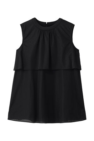 アナイ/ANAYIのトリコットオーガンレイヤードプルオーバー(110100/110101)