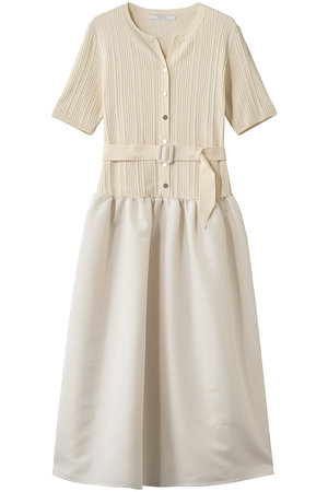 アナイ/ANAYIのグログランコンビベルト付ワンピース(110500/110502)