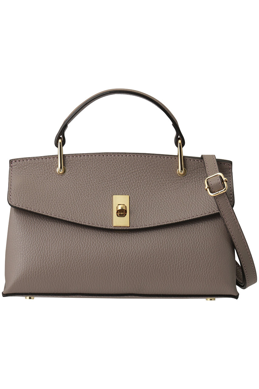 アナイ/ANAYIのIシュリンク革トップハンドルBAG(グレージュ/10262818010-15-010)