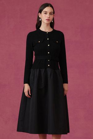 アナイ/ANAYIの【予約販売】グログランコンビベルト付き ワンピース(110500/110502)