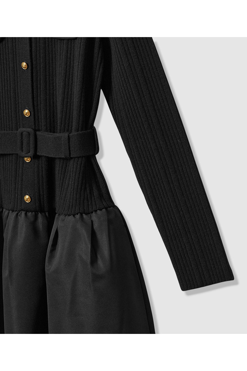 ANAYI(アナイ)｜【予約販売】グログランコンビベルト付き ワンピース