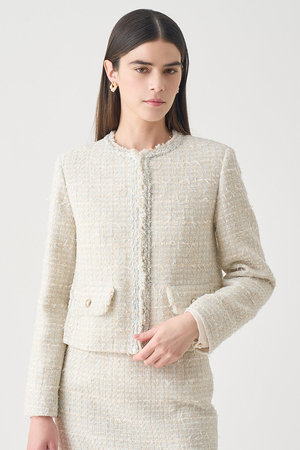 アナイ/ANAYIの【予約販売】【Eternal Line 2026】ミックスツイードノーカラー ジャケット(110800/110801)