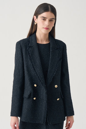 アナイ/ANAYIの【Eternal Line 2026】ミックスツイードダブル ジャケット(110800/110801)