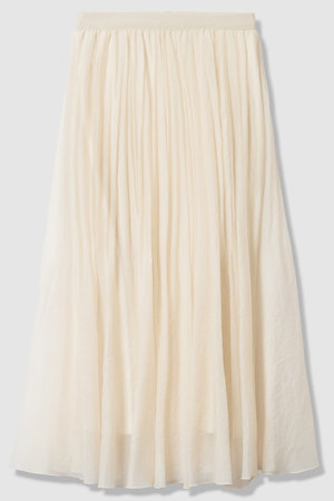 アナイ/ANAYIの【Eternal Line 2026】オーガンジーエアリープリーツ スカート(110700/110703)