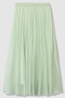 【Eternal Line 2026】オーガンジーエアリープリーツ スカート アナイ/ANAYI ミントグリーン