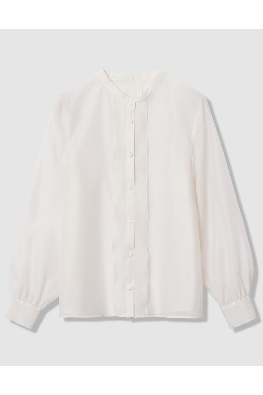 ANAYI アナイ シアーオーガンジーボウタイブラウス 白 シアーオーガンジーボウタイ ブラウス | ANAYI/アナイ | 三越伊勢丹