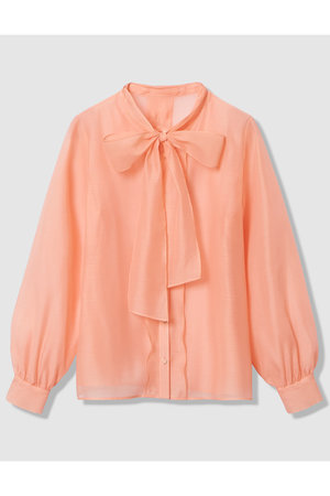 アナイ/ANAYIの【Eternal Line 2026】シアーオーガンボウタイ ブラウス(110400/110403)