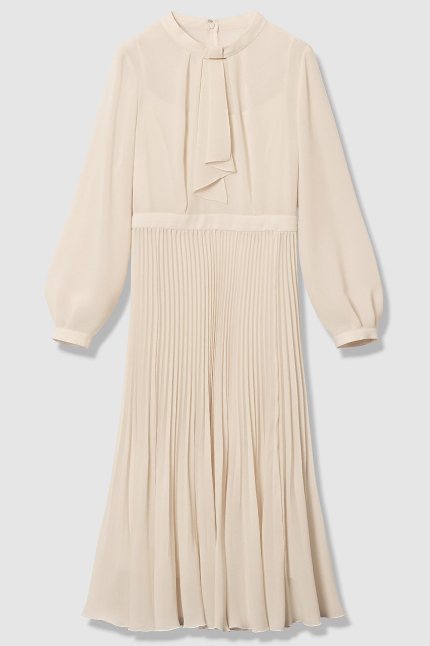 アナイ/ANAYIの【Eternal Line 2026】シアードビープリーツボウ ワンピース(アイボリー/10261714090-65-380)