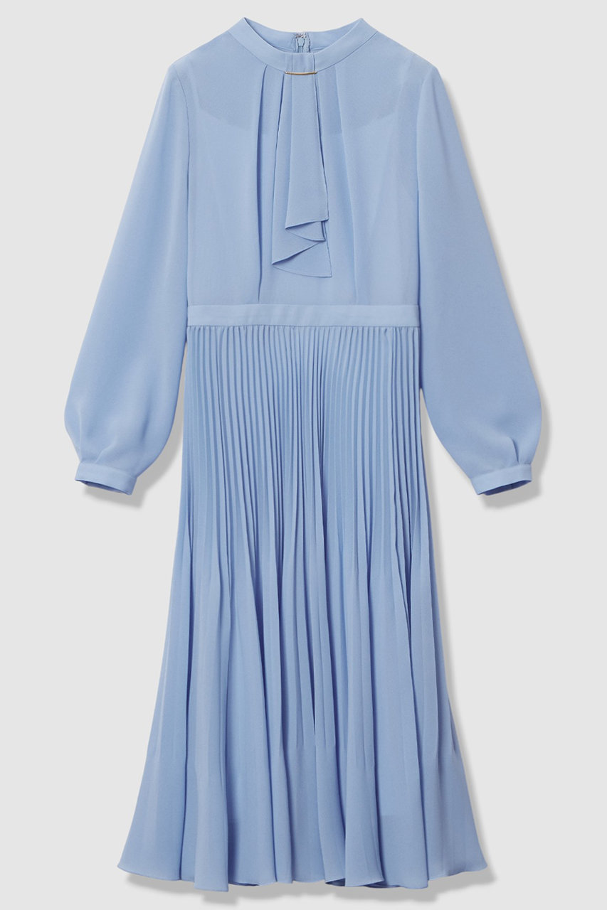 アナイ/ANAYIの【Eternal Line 2026】シアードビープリーツボウ ワンピース(ブルー/10261714090-65-380)