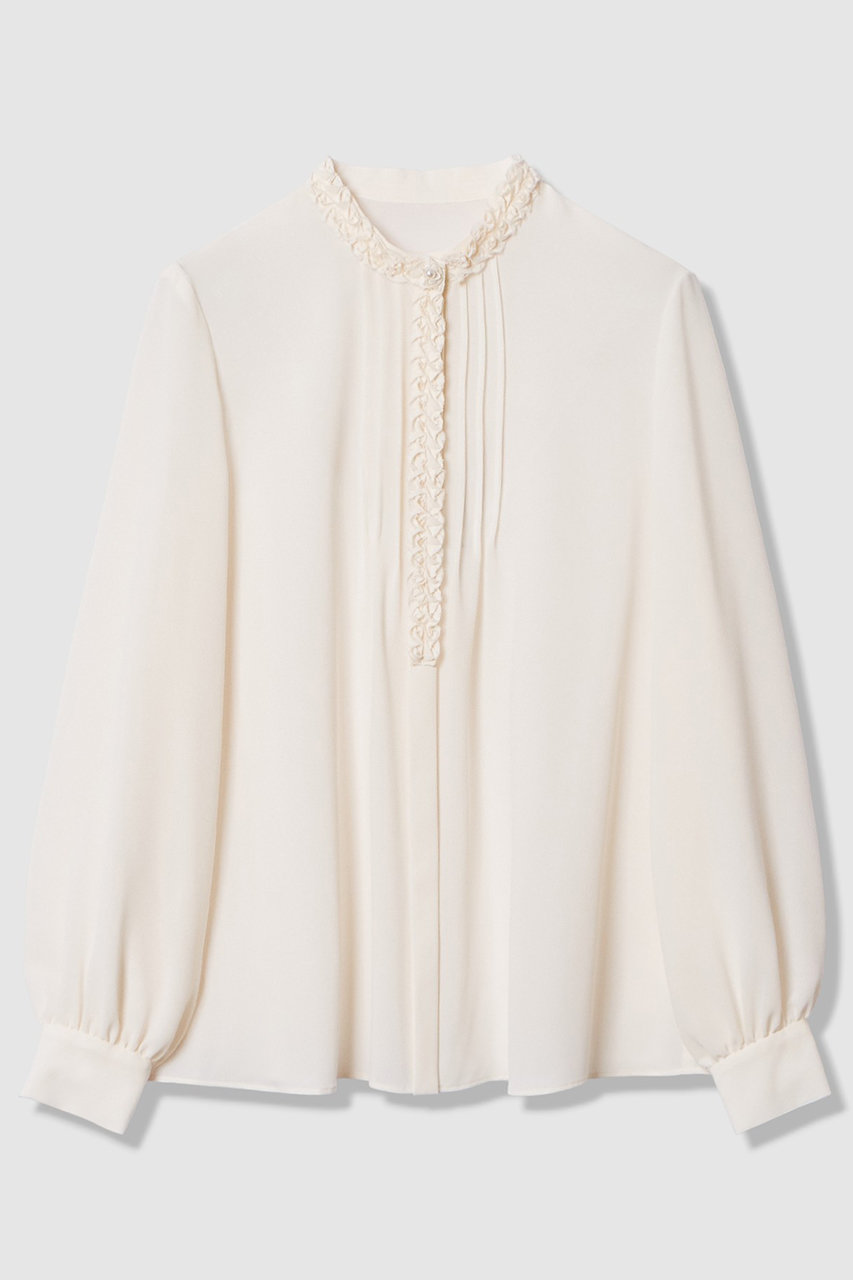 アナイ/ANAYIの【Eternal Line 2026】ジョーゼットテクニカル刺繍 ブラウス(アイボリー/10261713050-41-380)