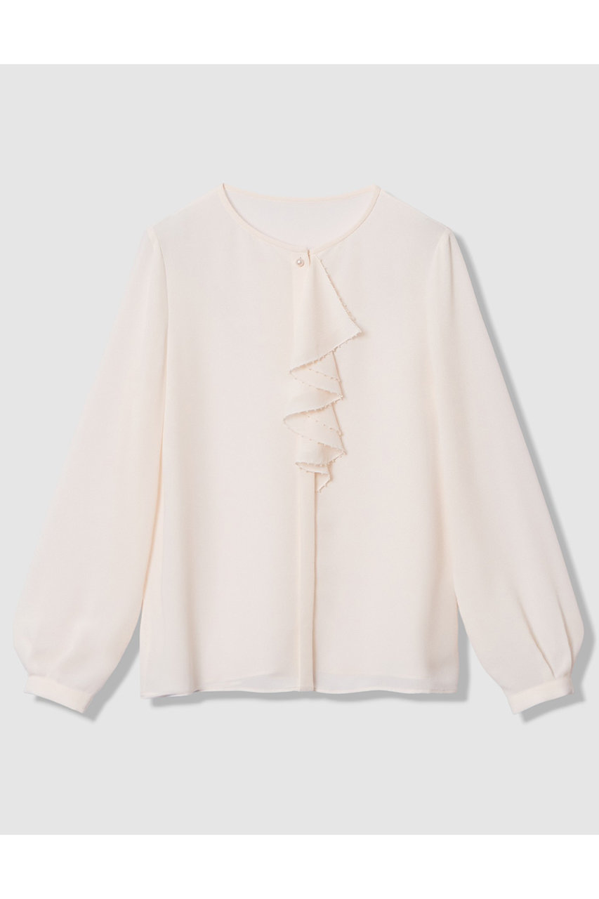 アナイ/ANAYIの【予約販売】【Eternal Line 2026】ジョーゼットビーズフリル ブラウス(アイボリー/10261713060-65-380)