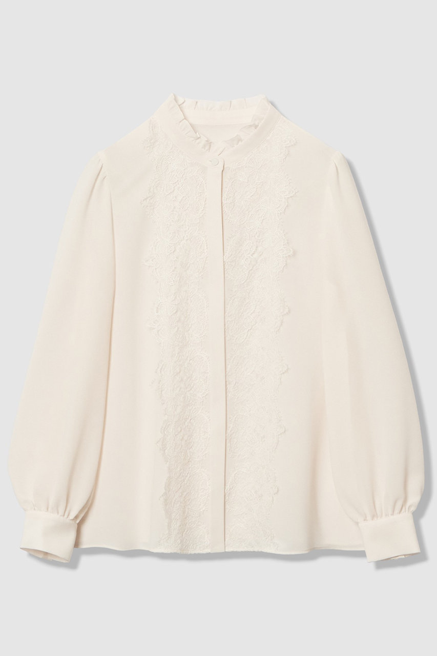 アナイ/ANAYIの【Eternal Line 2026】ジョーゼットレースコンビ ブラウス(アイボリー/10261713040-65-380)