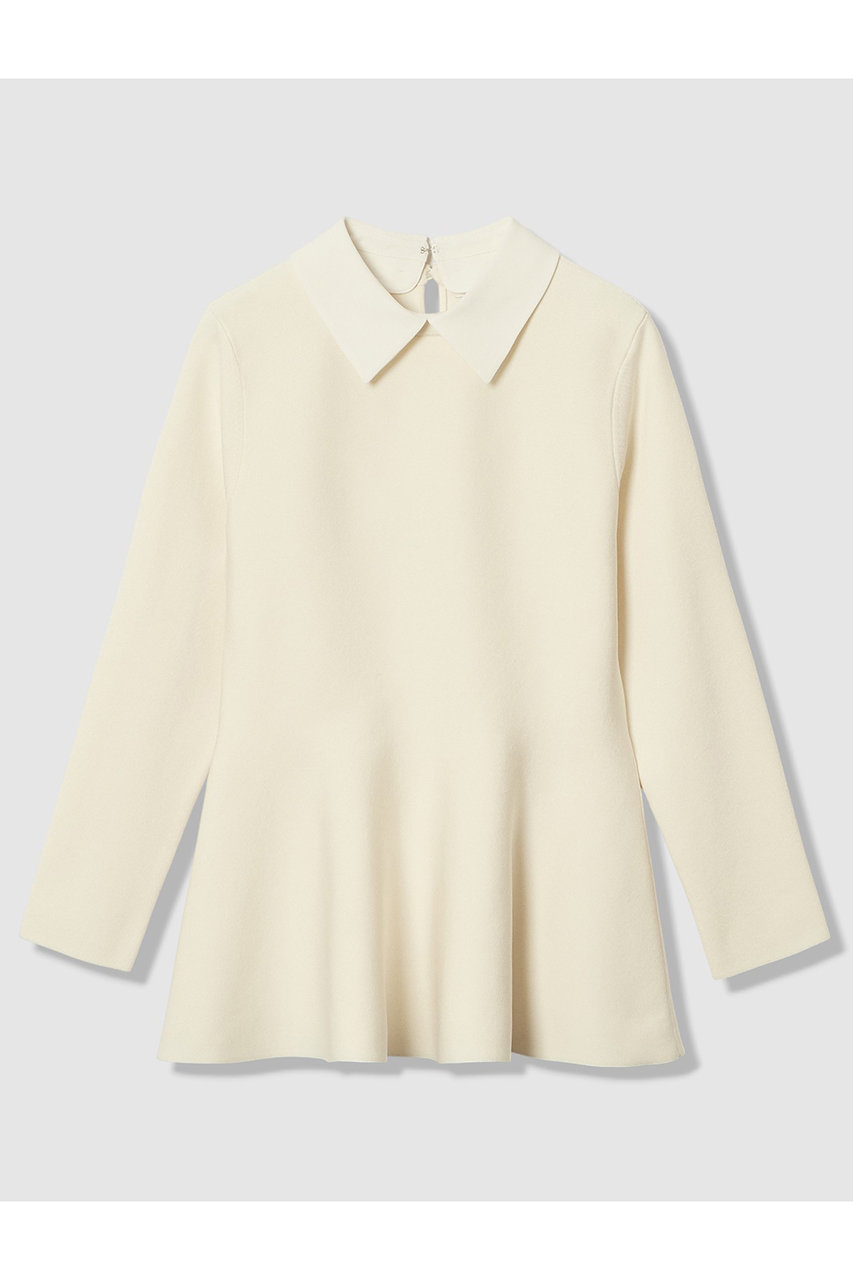 アナイ/ANAYIの【Eternal Line 2026】サテン使いフレアヘム プルオーバー(オフホワイト/10261816160-95-380)