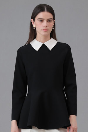 アナイ/ANAYIの【Eternal Line 2026】サテン使いフレアヘム プルオーバー(110300/110301)