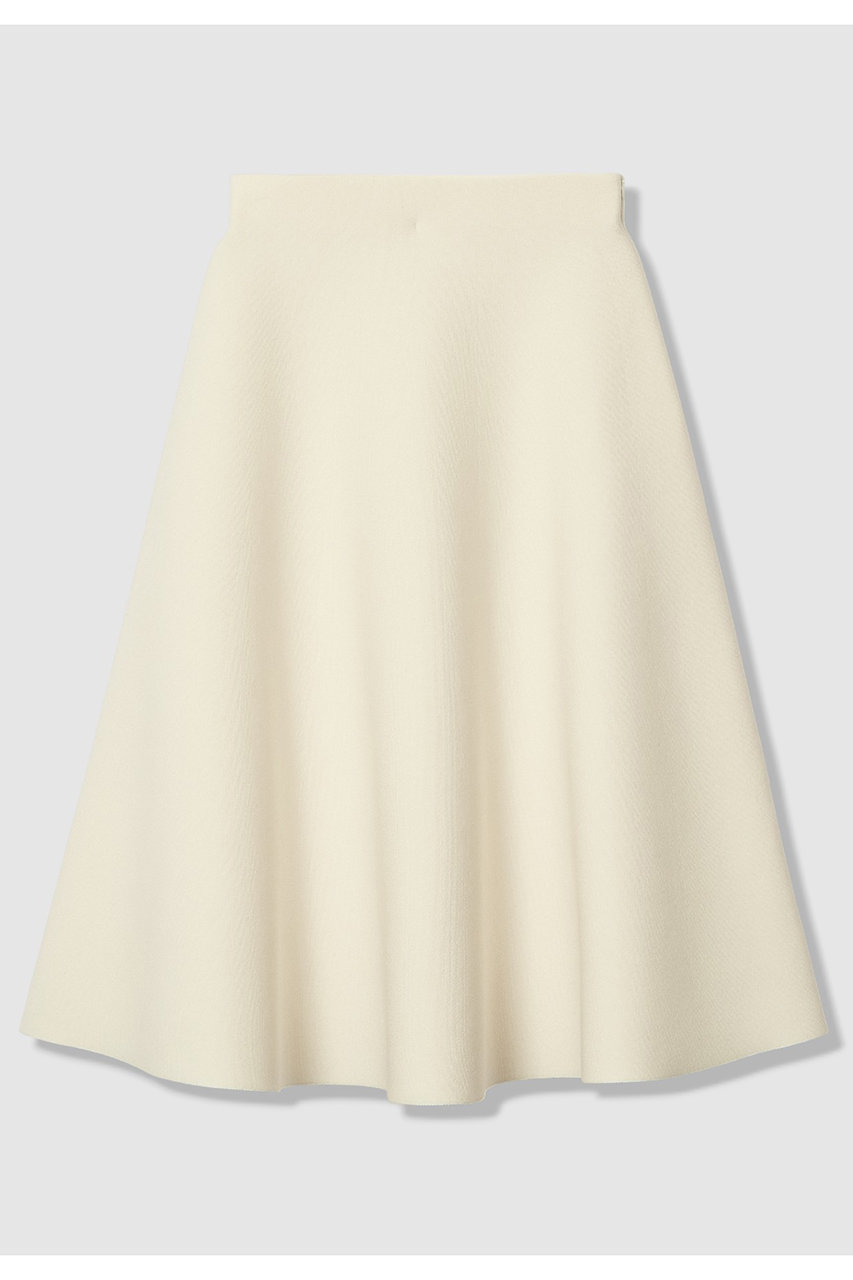 ANAYI 【Eternal Line 2026】ハイウエストスムースフレア スカート (オフホワイト, 38) アナイ ELLE SHOP