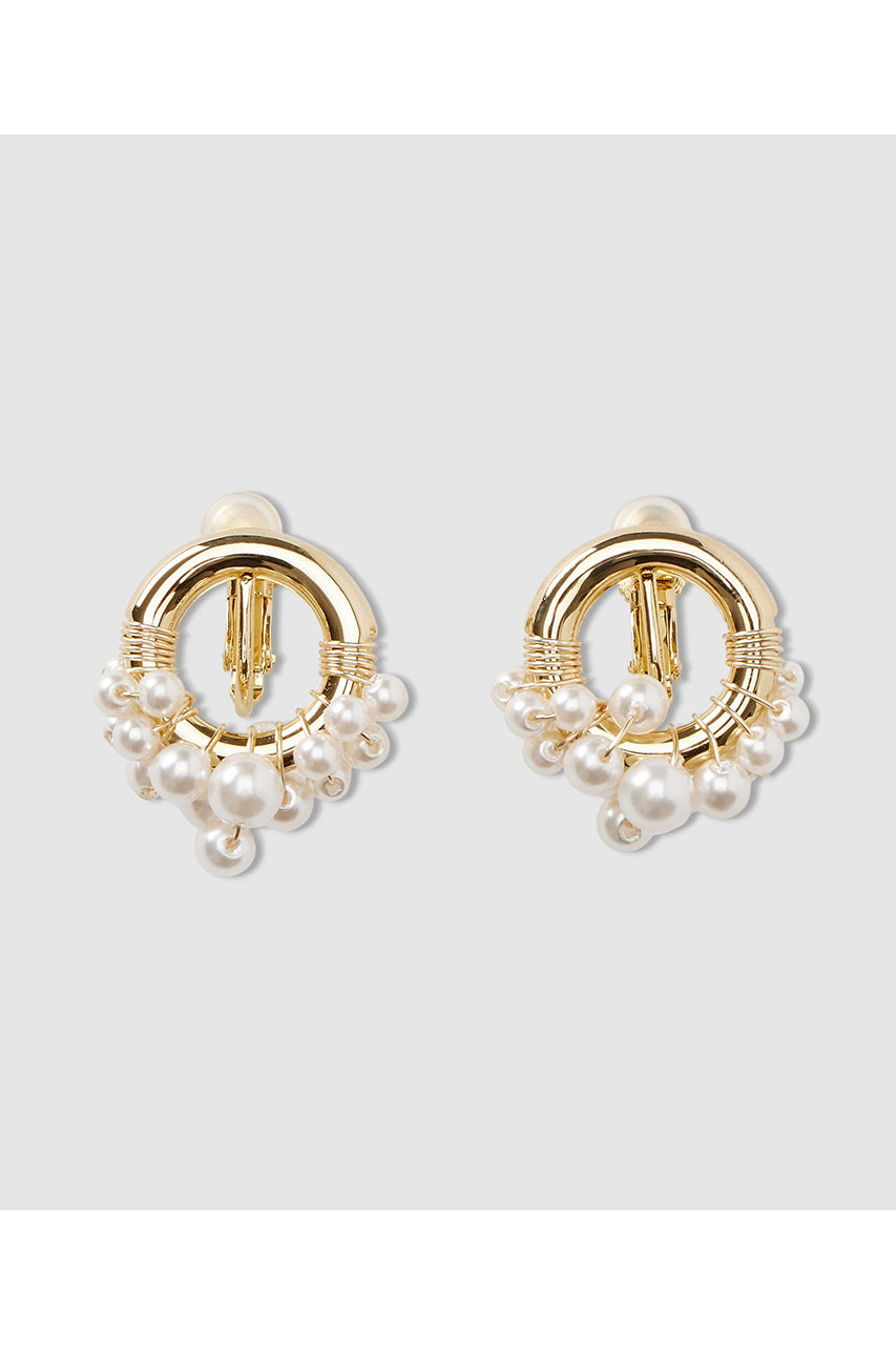 アナイ/ANAYIの【Eternal Line 2026】バブルパールイヤリング(オフホワイト/10261318030-13-010)