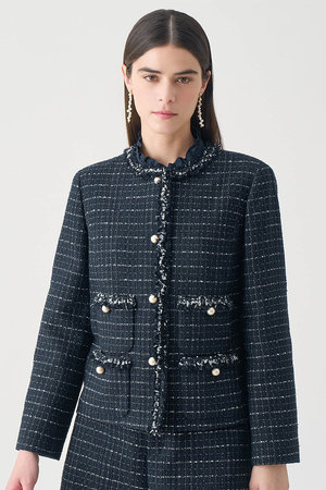 アナイ/ANAYIの【予約販売】【Eternal Line 2026】プレイドツイードノーカラー ジャケット(110800/110801)