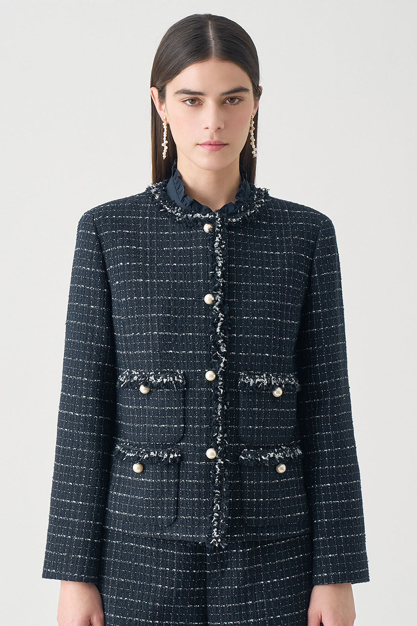 【新品】ANAYI　アナイ　ジャケット 38サイズ 楽天市場】【セットアップ対応商品】ウールジョーゼットクルー