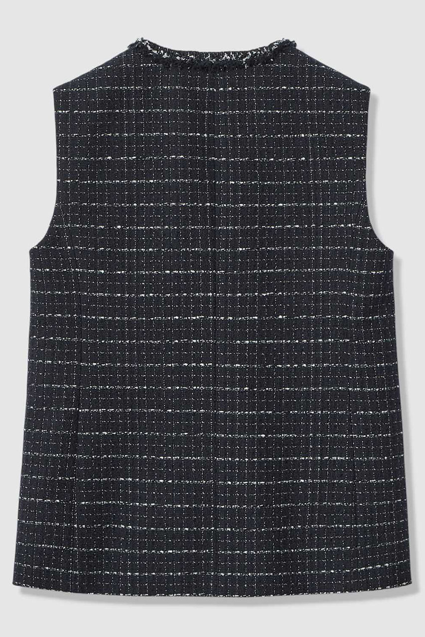 ANAYI ツイードジレ カラミウールツイードポケットジレ | ANAYI/アナイ | 三越伊勢丹