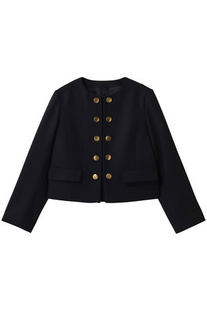 アナイ/ANAYIの【Eternal Line 2026】ウールジョーゼットノーカラーダブルジャケット(110800/110801)