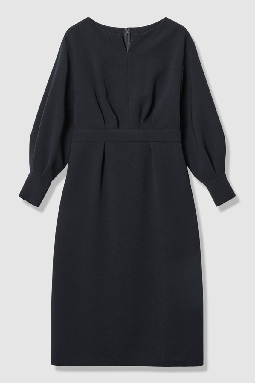 アナイ/ANAYIの【予約販売】【Eternal Line 2026】ストレッチクロスキーネック ワンピース(ネイビー/10261714040-65-380)