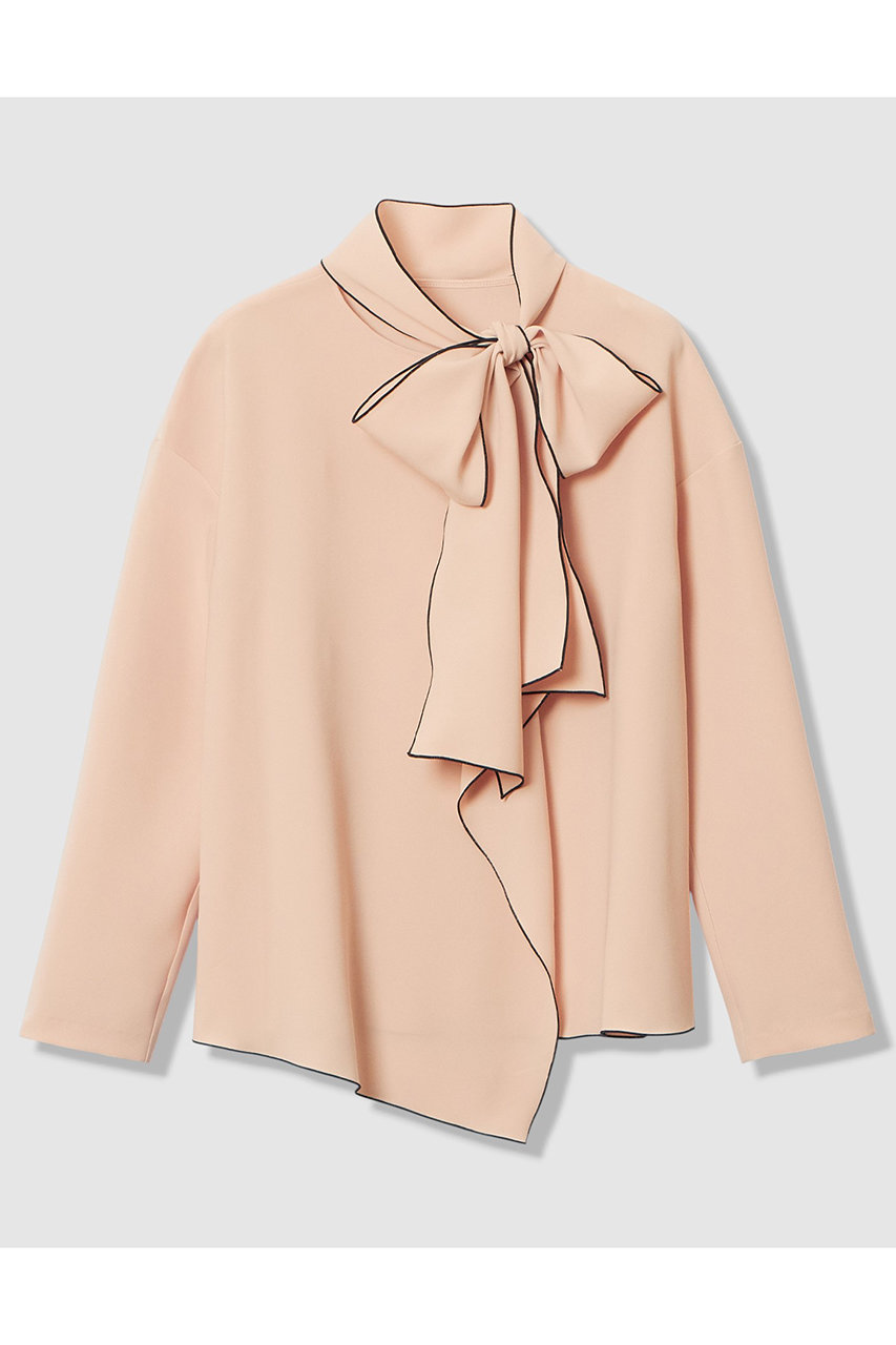 アナイ/ANAYIの【予約販売】【Eternal Line 2026】ストレッチクロス配色ボウタイ ブラウス(ピンクベージュ/10261113040-65-380)