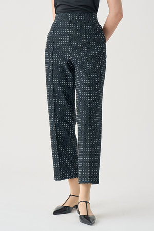 アナイ/ANAYIの【予約販売】【Eternal Line 2026】ドットジャガードテーパードパンツ(110600/110601)