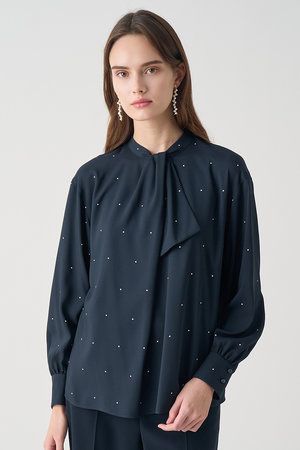 アナイ/ANAYIの【予約販売】【Eternal Line 2026】ピンドットプリントボウタイブラウス(110400/110403)