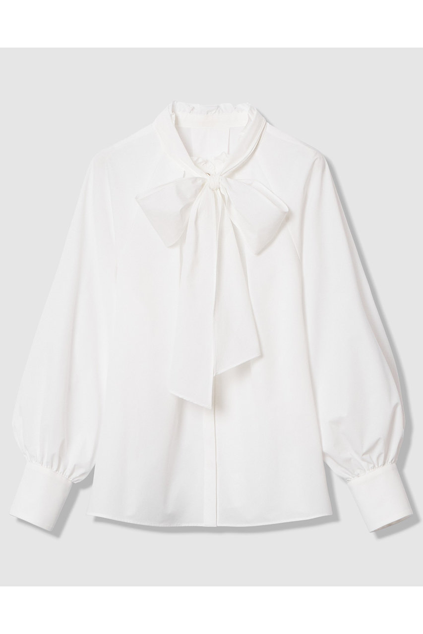 アナイ/ANAYIの【予約販売】【Eternal Line 2026】テックスストレッチボウタイシャツ ブラウス(ホワイト/10261713100-65-380)