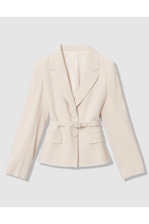 アナイ/ANAYIの【Eternal Line 2026】トリアセジョーゼットベルト付き ジャケット(110800/110801)