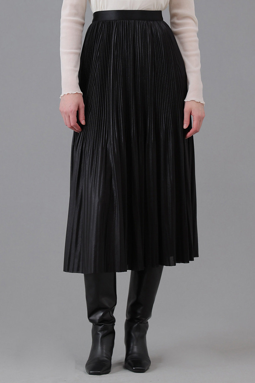 アナイ　ANAYI プリーツ　ロング　スカート　シャイニー ANAYI(アナイ)｜【予約販売】セミシャイニーラメプリーツ スカート