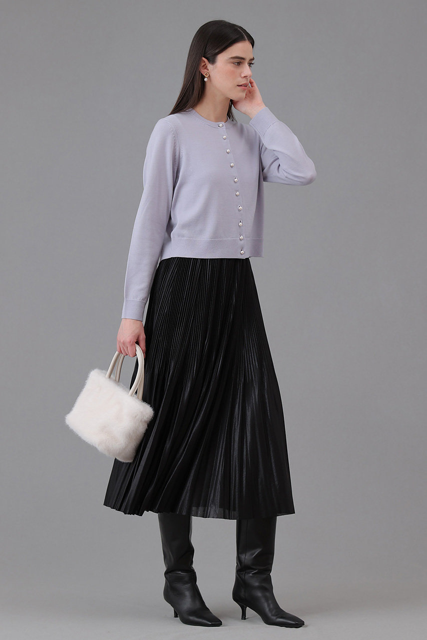 ANAYI(アナイ)｜【予約販売】セミシャイニーラメプリーツ スカート