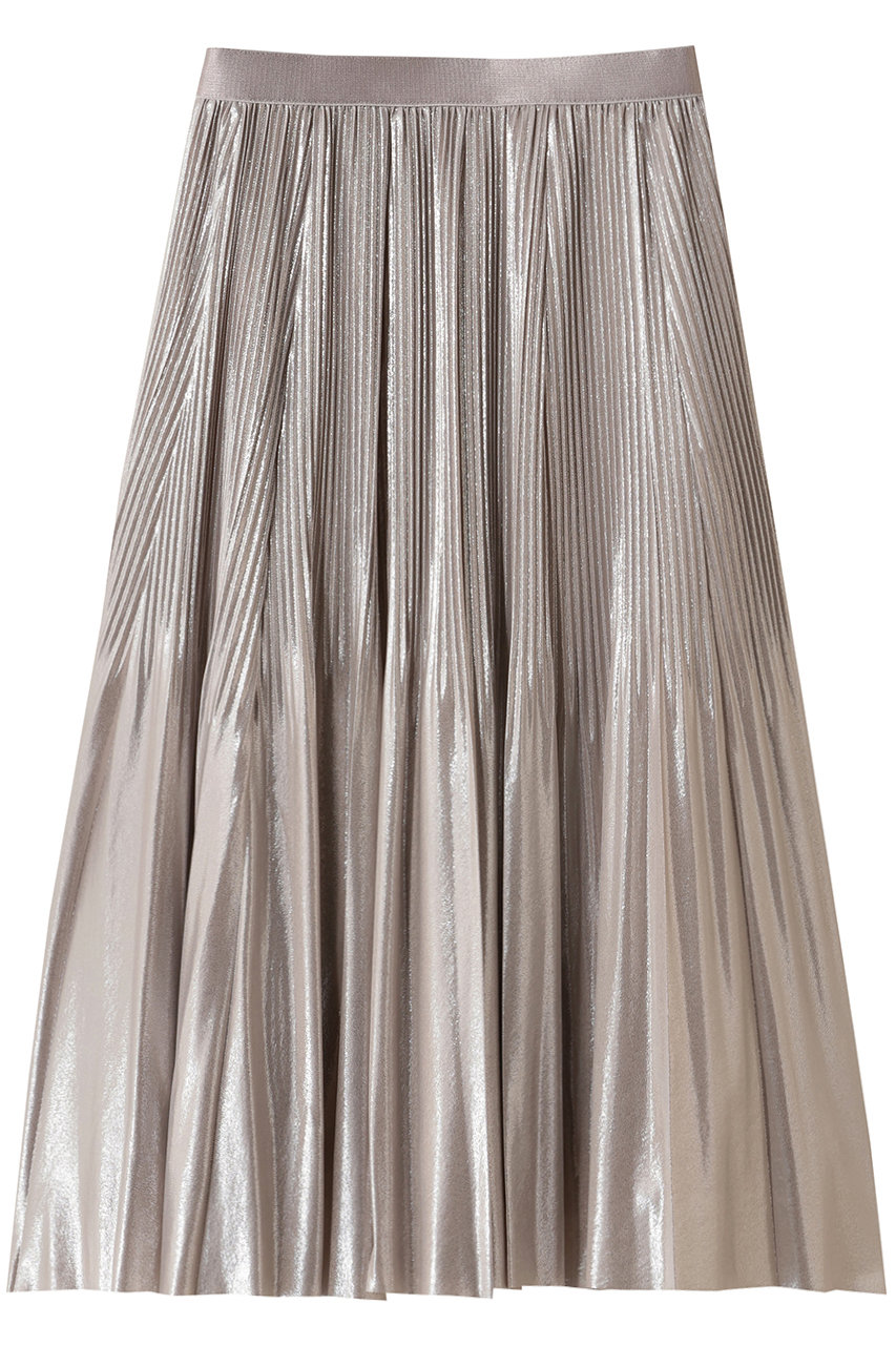 アナイ/ANAYIのセミシャイニーラメプリーツ スカート(ベージュ/10261711100-11-380)