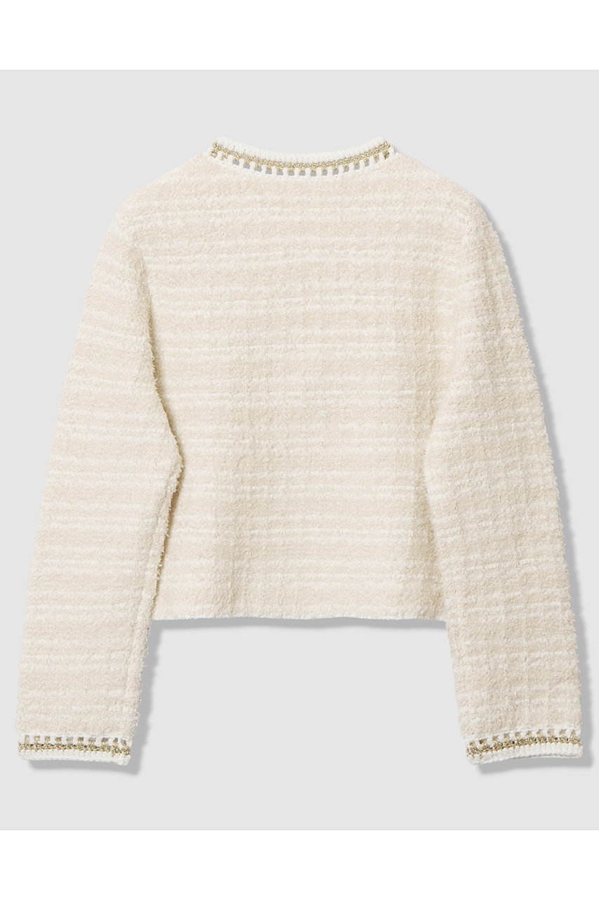 ANAYI(アナイ)｜【予約販売】ノットツイードエジング カーディガン