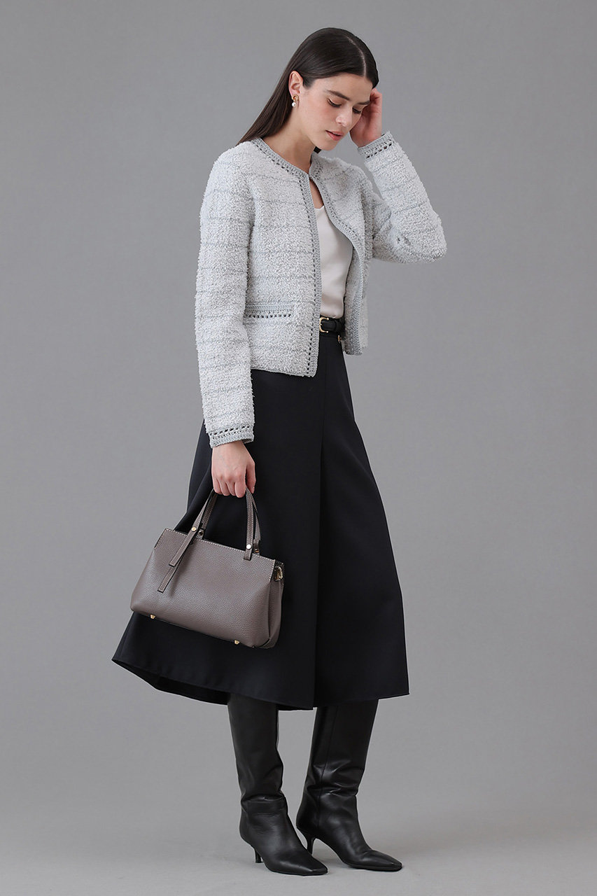 ANAYI(アナイ)｜【予約販売】ノットツイードエジング カーディガン