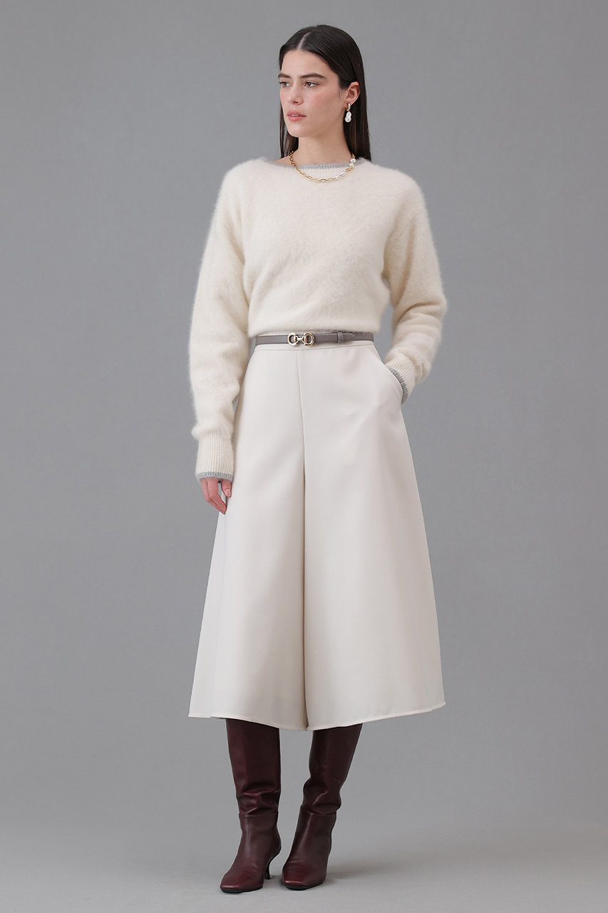 ANAYI(アナイ)｜カルゼフレアガウチョパンツ/オフホワイト の通販