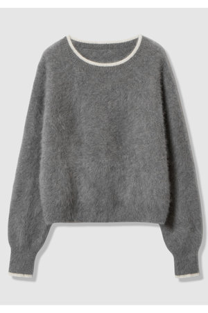 アナイ/ANAYIのファー加工バイカラー プルオーバー(110300/110301)