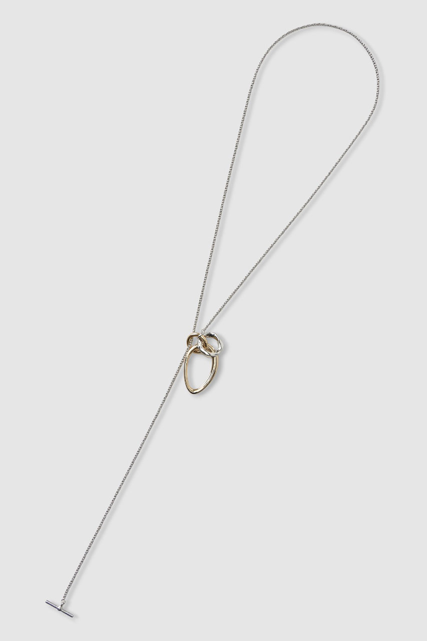 アナイ/ANAYIの【予約販売】ループクロスラリエットネックレス(ゴールド系/10261118080-29-010)