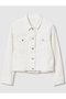 【予約販売】ストレッチデニムペプラム ジャケット アナイ/ANAYI ホワイト