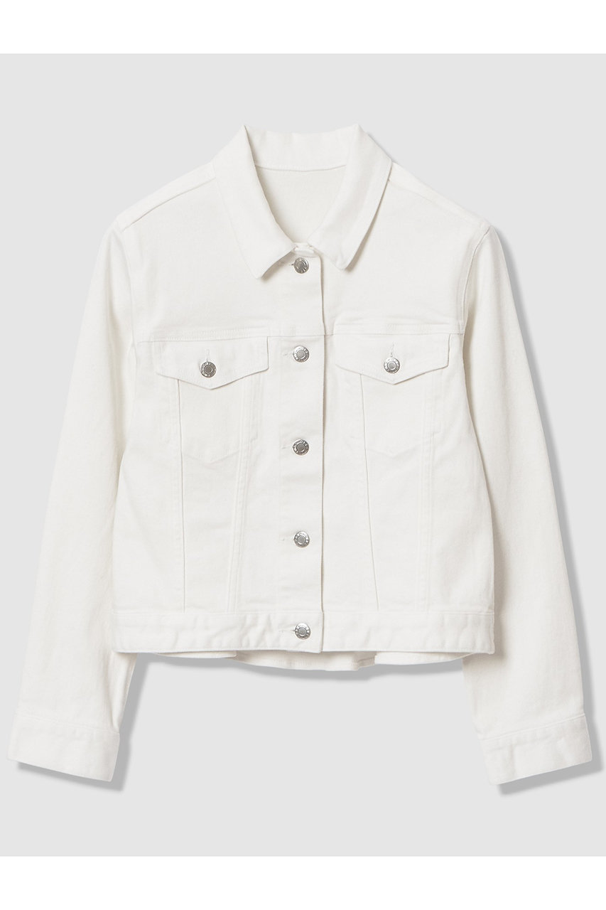 アナイ/ANAYIの【予約販売】ストレッチデニムペプラム ジャケット(ホワイト/10261710010-01-380)